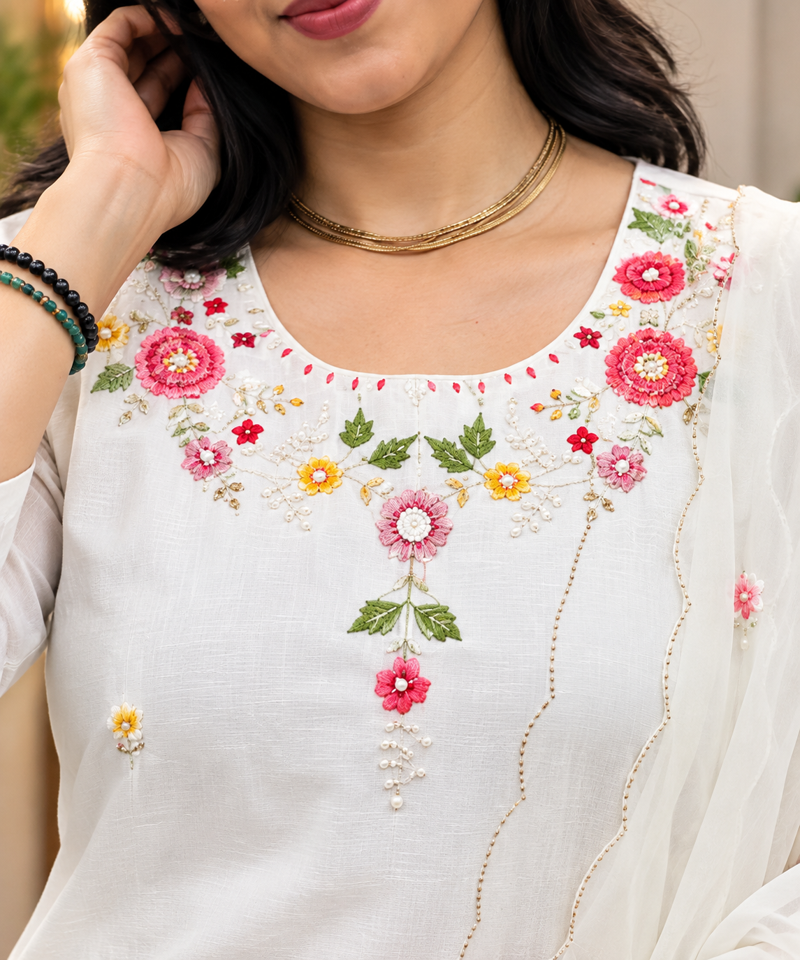 Pure Dola silk designer set