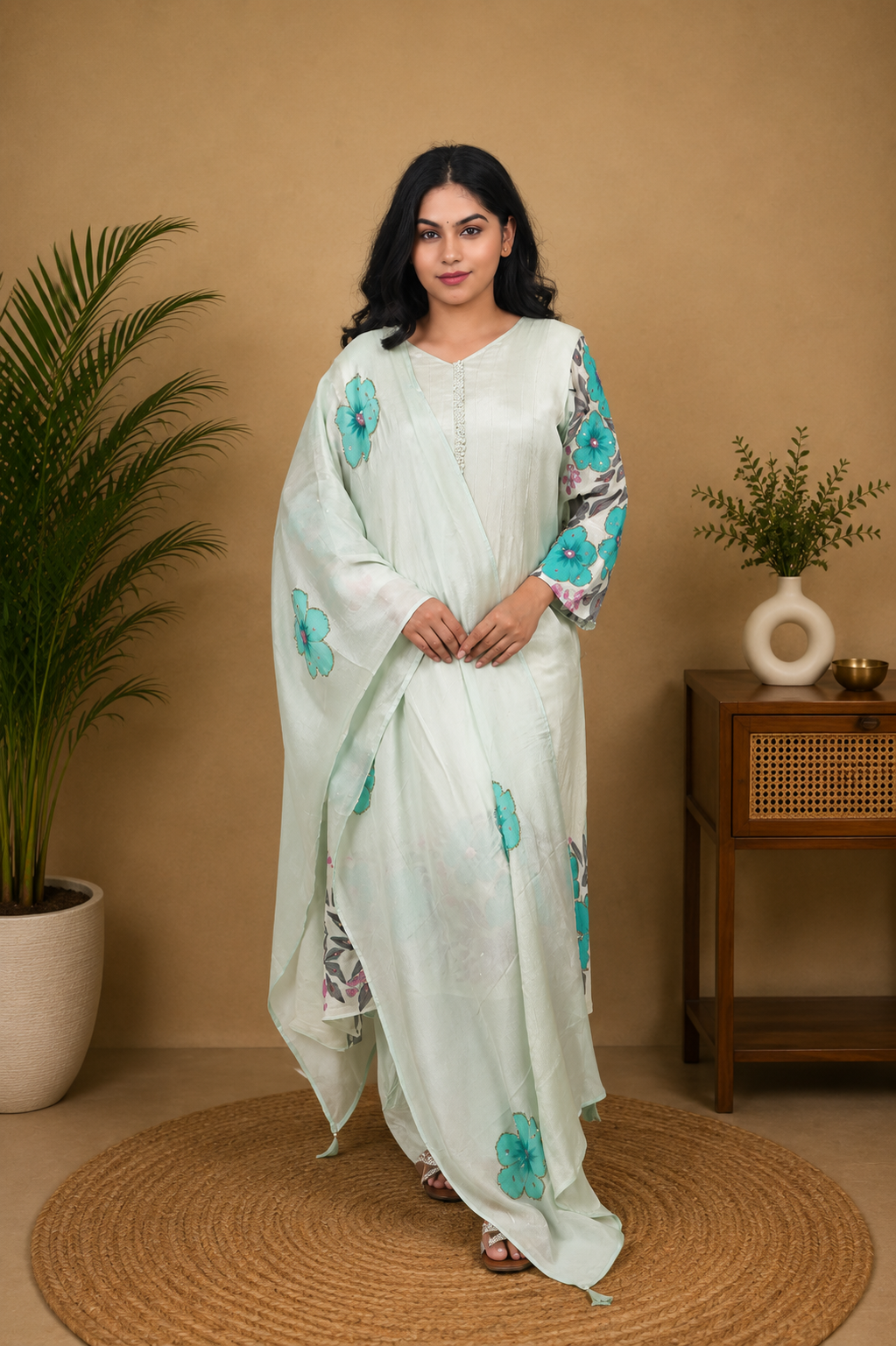 Pure chinon with hand work