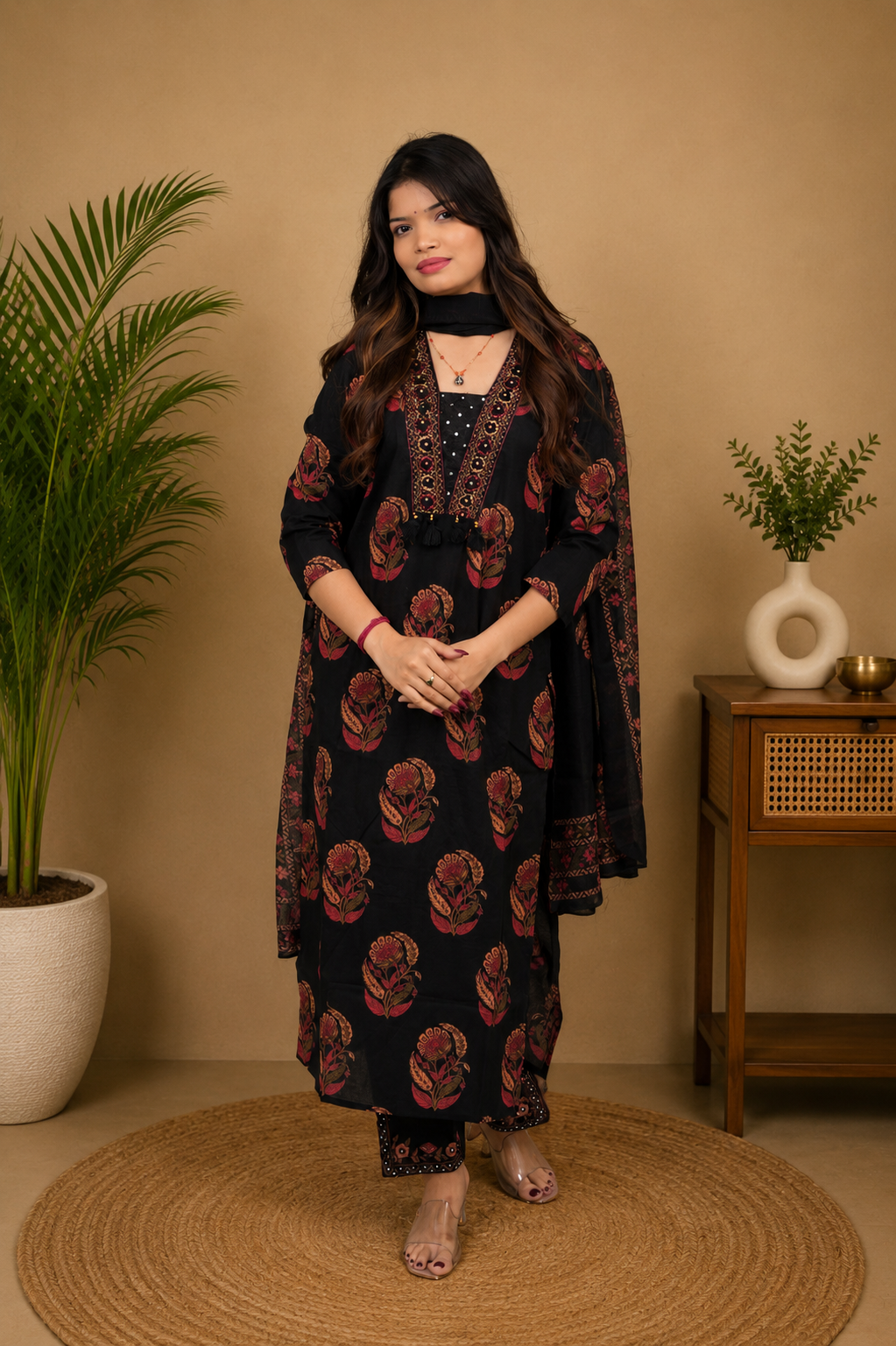 Cotton kurti set