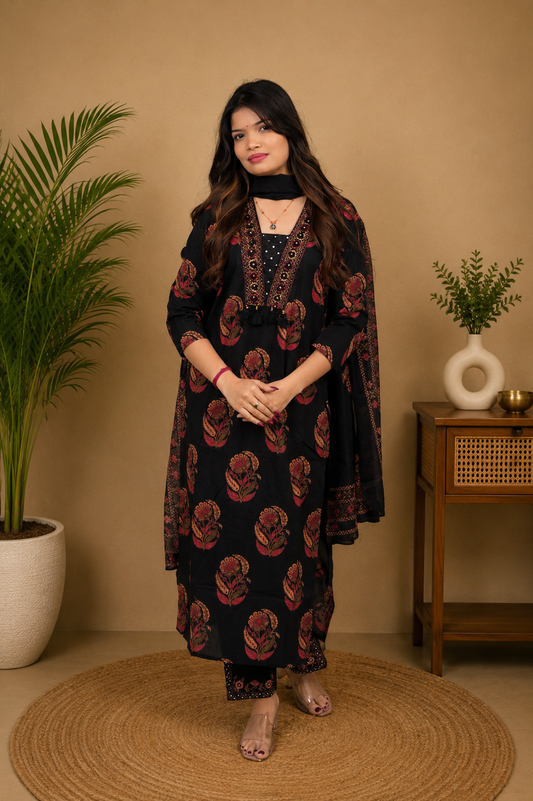 Cotton kurti set