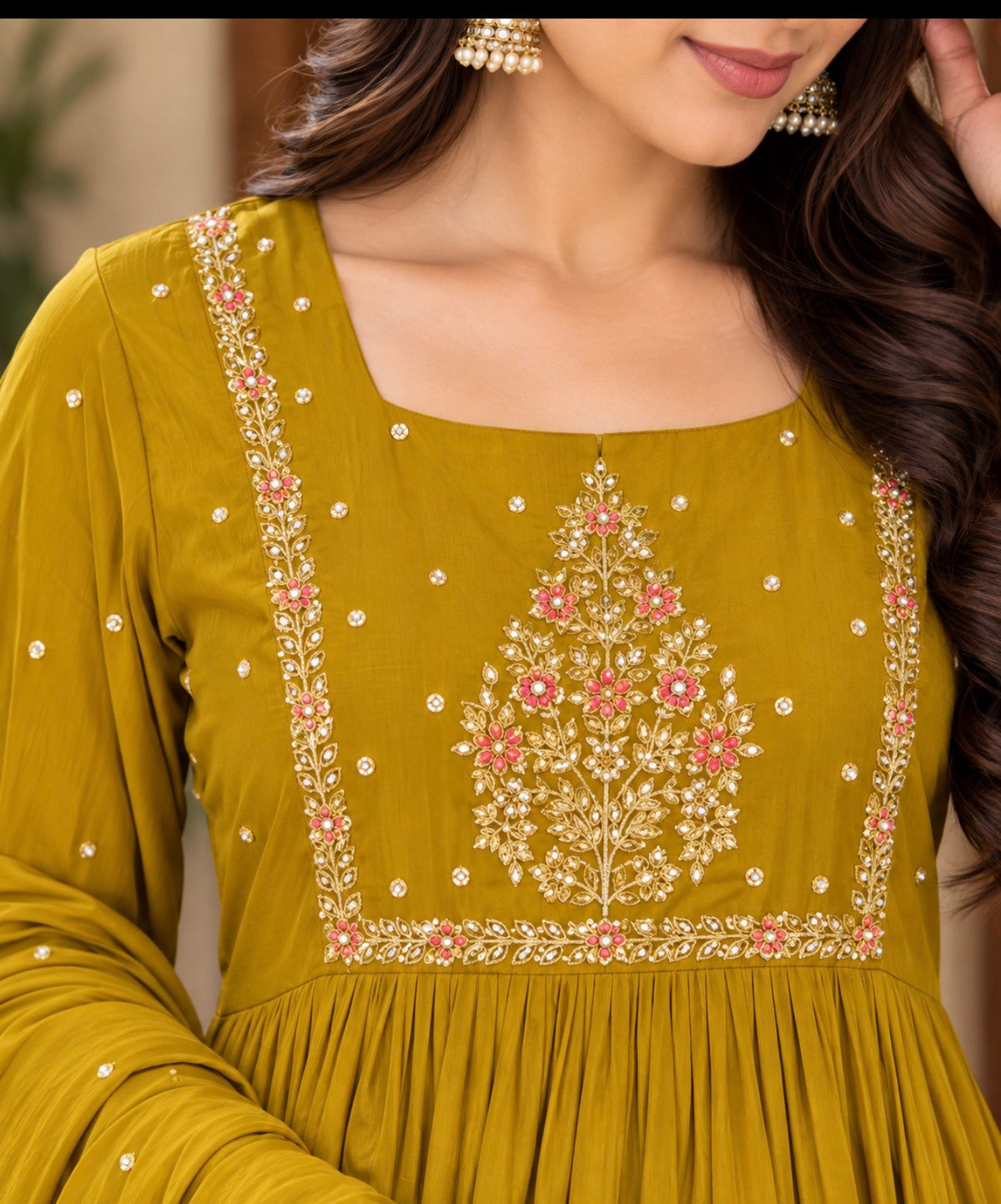 Pure Mul chanderi set