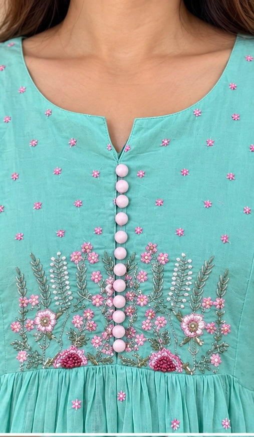 Pure Mul cotton Kurti set