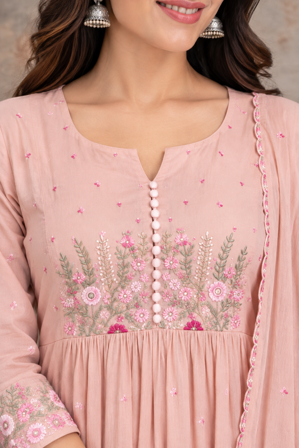 Pure Mul cotton Kurti set