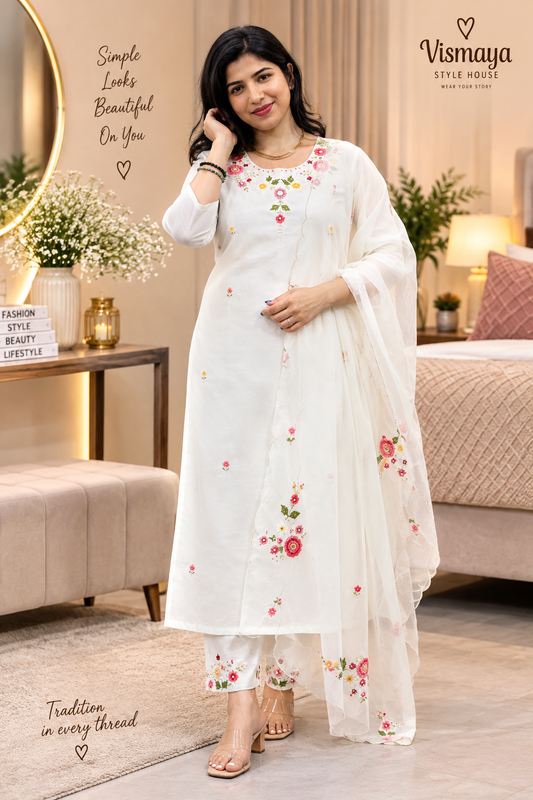 Pure Dola silk designer set