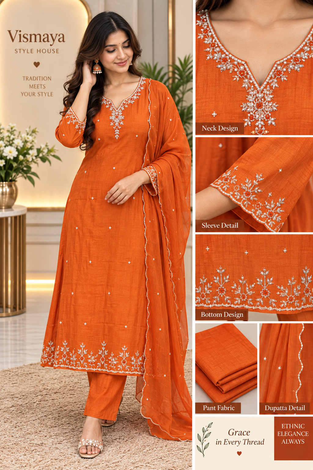 Pure Mul chanderi designer set 092