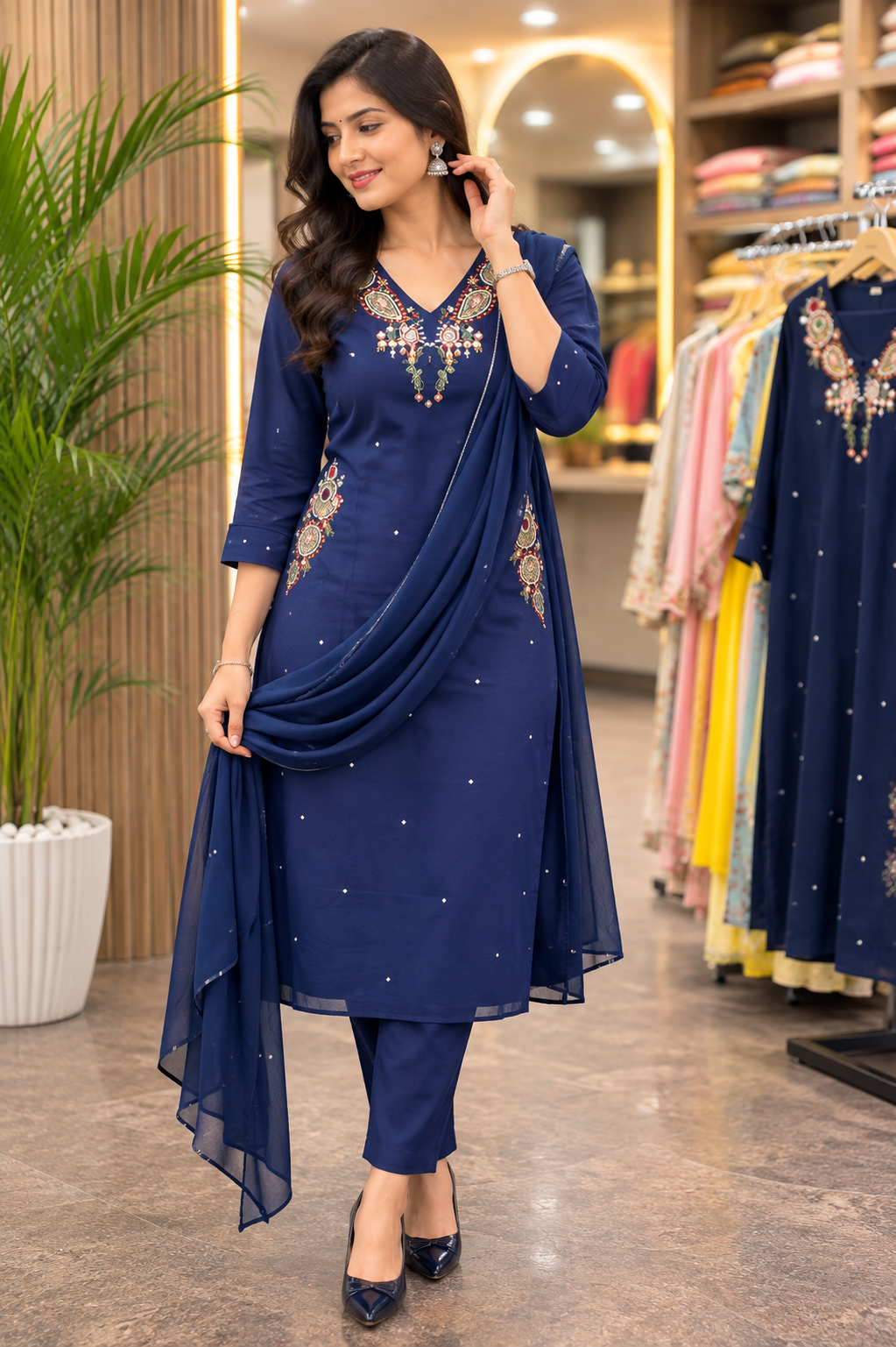 Pure Mul cotton kurta set 027