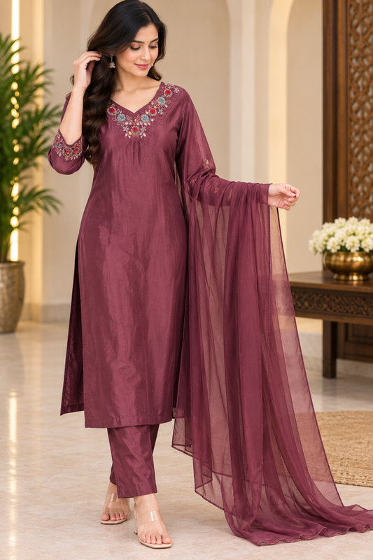 Pure dola silk designer set