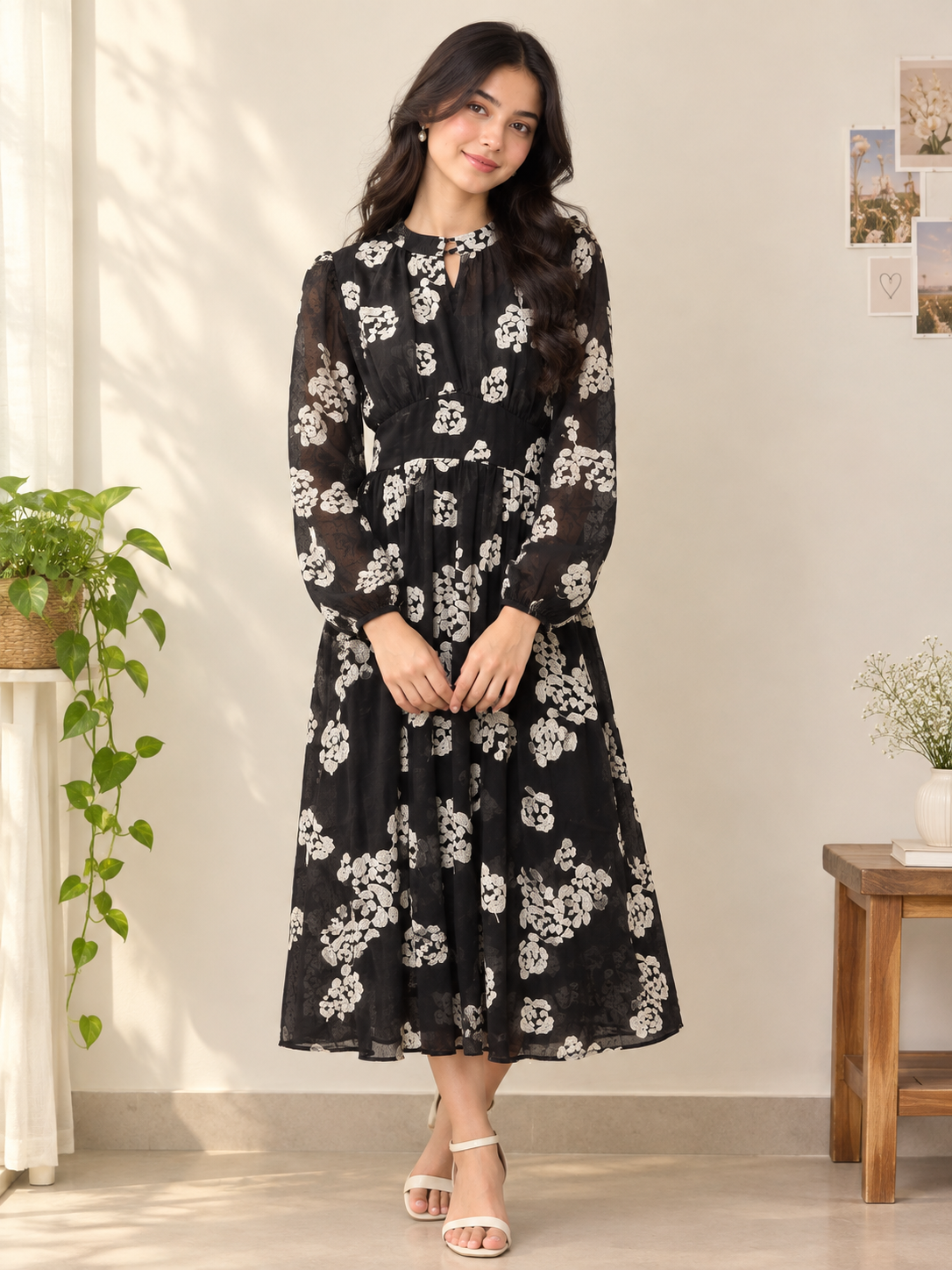 Black western frock